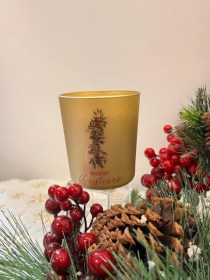 Χριστουγεννιάτικη χρυσή τριλογία ποτηριών2